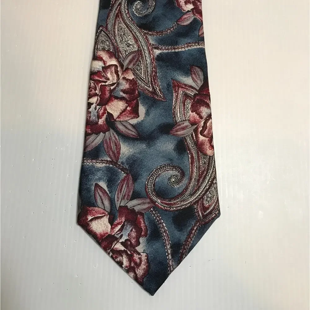 Stafford Floral Classic Wide Necktie